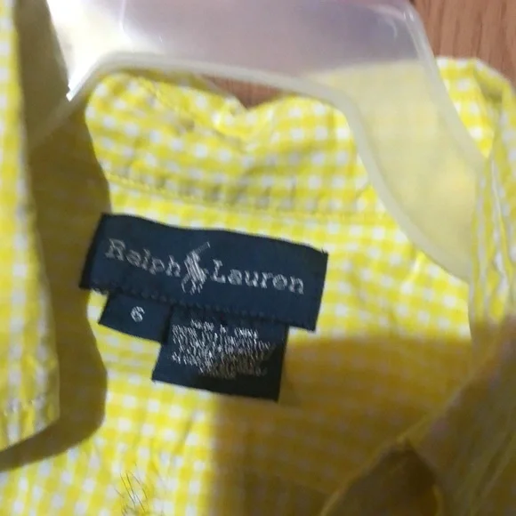 Ralph Lauren Shirt, Boys Sz 6 - Picture 3 of 3